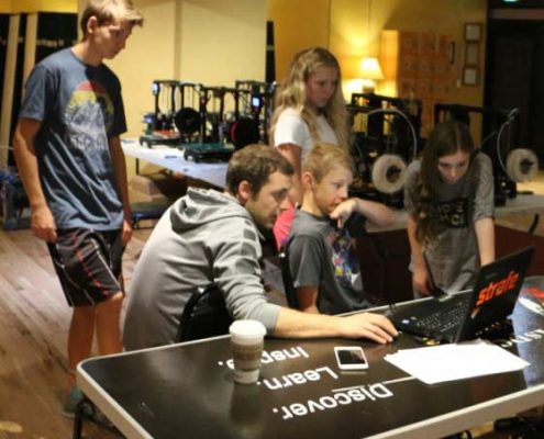 Kids and 3D Printing Workshop in Aspen Colorado 
