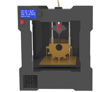 How a 3D printer works