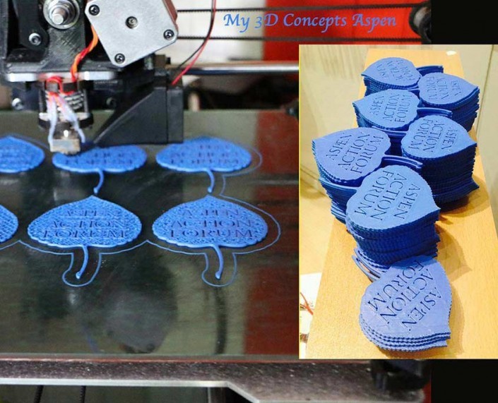 Aspem Action Forum 3D printed leafs