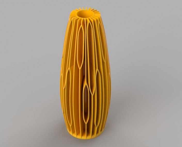3D printed cactus vase, 3D modeling services