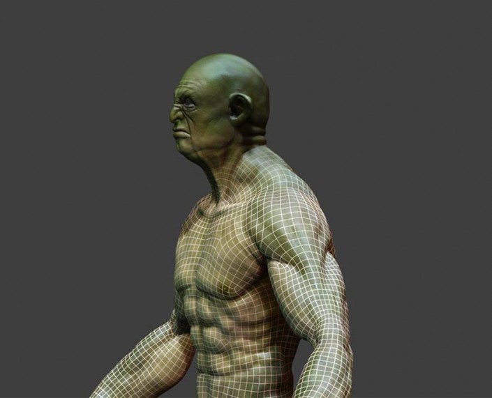 3d mesh of a character