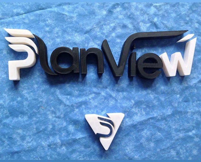 Plain View 3D printed sign