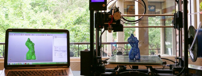 3D printed voronoi lady aspen