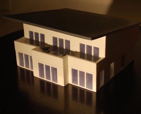 3d printed house model with FDM