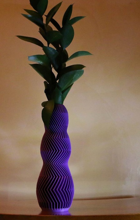 3D Printed art Vase Ajax aspen