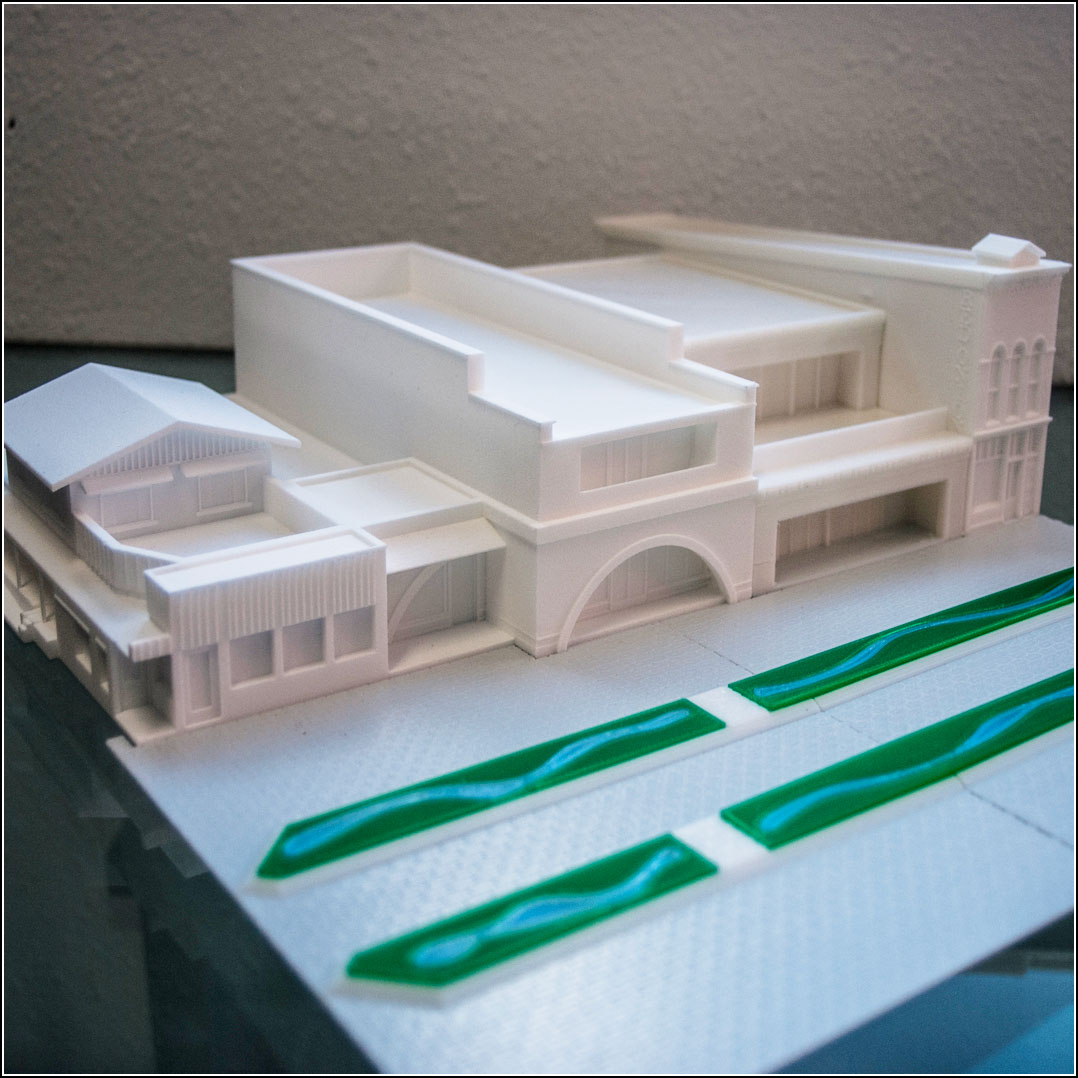 3D Printing Architectural Scale Models of Pedestrian Mall Aspen Colorado